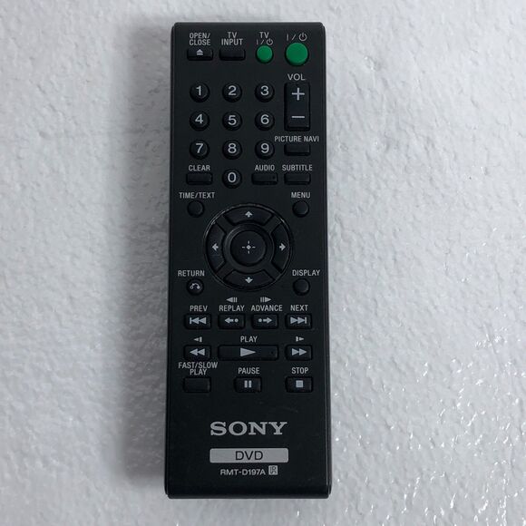 Sony DVD Remote Control RMT-D197A - Picture 1 of 7